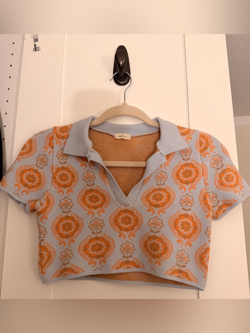 Debut Printed Crop Top